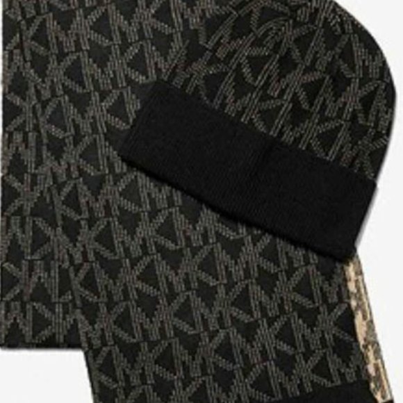 MICHAEL KORS SCARF&BEANIE GIFT SET - Picture 2 of 3